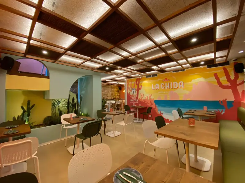 Interiorismo-Restaurante-Mejicano-Santiago-Galicia