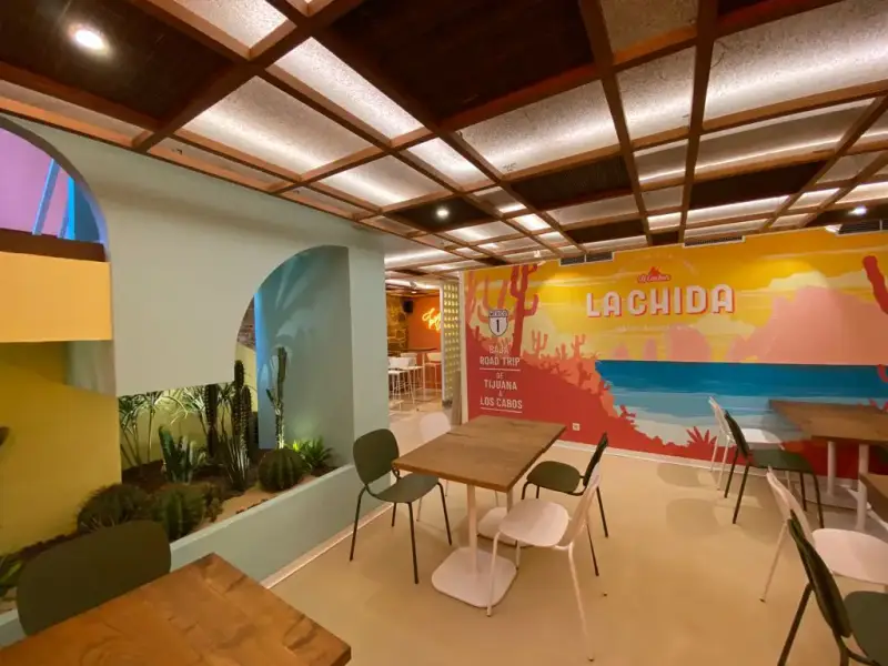 Interiorismo-Restaurante-Mejicano-Santiago-Galicia
